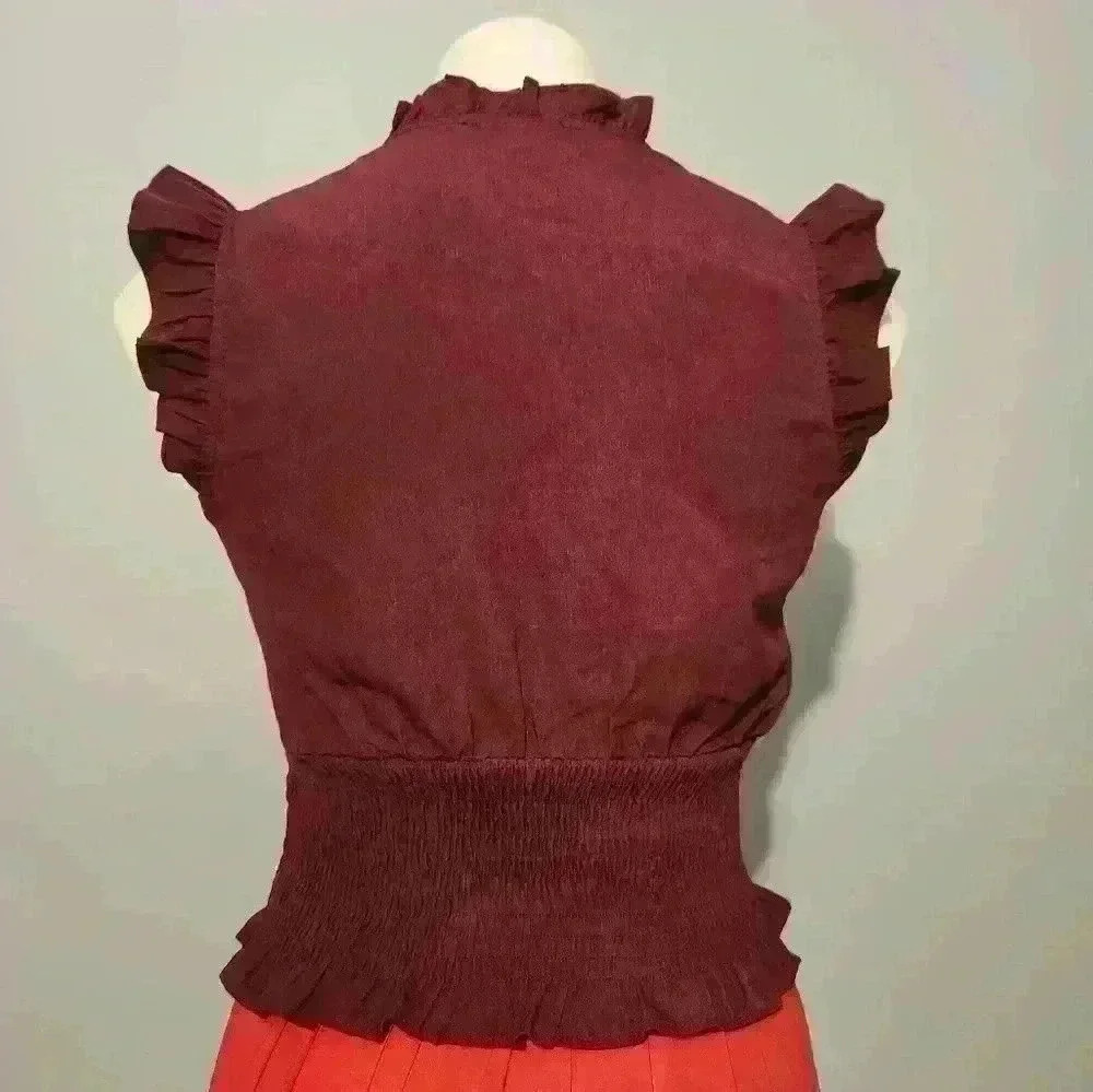 Burgandy top - Picture 2 of 3